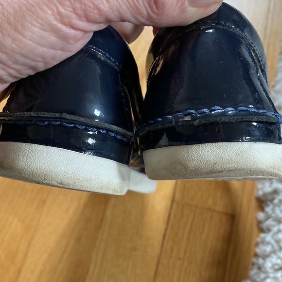 Cole Haan Grand OS pinch LTE Maine classic penny loafer Navy Patent - Picture 5 of 7